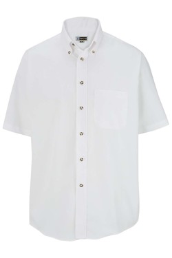 Mens Easy Care Short Sleeve Poplin Shirt 1230