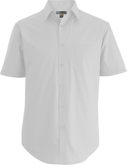 Mens Essential Broadcloth Shirt Short Sleeve 1314