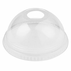 Fabri-Kal, 9509122, Cup Lid, PLA, Clear, 4 x 1.8 in