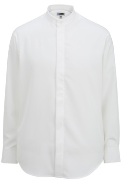 Men's Batiste Banded Collar Shirt 1392