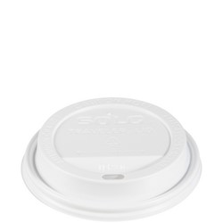 Solo Cup Company, Dart®, Traveler®, TLP316-0007, Cappuccino Style Dome Lid, Polystyrene, White, 3.4 in x 0.7 in
