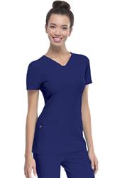 HeartSoul Break on Through Shaped V-Neck Top - 20710