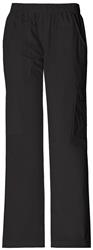 Cherokee Ladies Mid Rise Pull-On Pant Cargo Pant 4005T - Tall