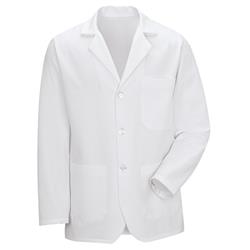 Notch Collar Lapel Counter Coat 4010WH