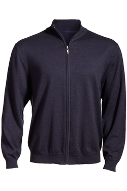 Full-Zip Fine Gauge Sweater 4073