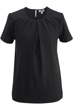 Edwards Ladies Jewel Neck Ss Blouse - 5224