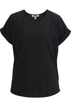 Ladies Dolman Short Sleeve Blouse 5229