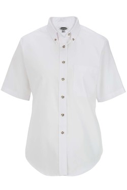 Ladies Easy Care Short Sleeve Poplin Shirt 5230