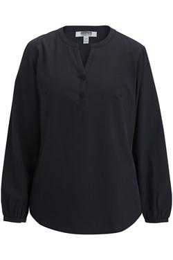 Edwards Open V Neck Ladies Blouse 5275