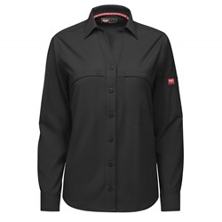 Red Kap® Women's Cooling Long Sleeve Work Shirt - TSW3BK