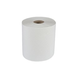 Roses 600' x 7.75" 1-ply White Hardwound Roll Towel, 208
