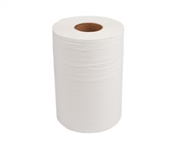 Roses Hardwound Roll Towel, White, 7.75 in x 350 ft, 205