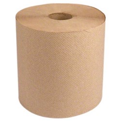 Roses 600' x 7.75" 1-ply Natural Hardwound Roll Towel, 207