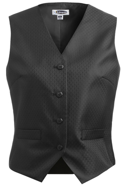 Ladies' Diamond Brocade Vest 7390