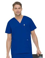 Men's 5-Pocket Scrub Top.  7489