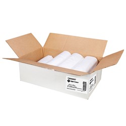 Right Choice HDPE 56 Gal Can Liner, Natural, 43" x 48", 14 Mic