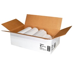 Right Choice HDPE 60 Gal Can Liner, Natural, 38" x 60", 14 Mic