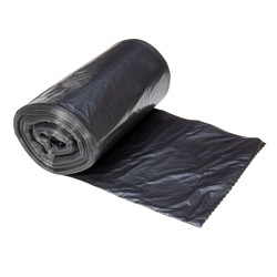 LDPE Can Liner, 12/16 Gal, Black, 24 x 32 in, 1 Mil