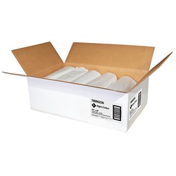 Right Choice LDPE 60 Gal Can Liner, Clear, 38" x 58", 1.2 Mil