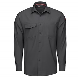 Red Kap® Men's Cooling Long Sleeve Work Shirt - TSM4CN