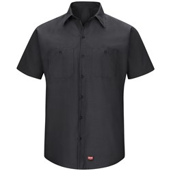 Red Kap® Men's Short Sleeve Work Shirt with MIMIX® - SX20BK