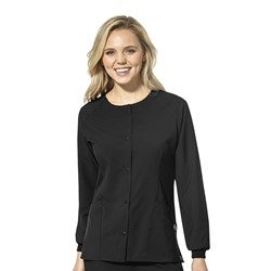 WonderWink W123 - Crew Neck Warm Up Jacket - 8155
