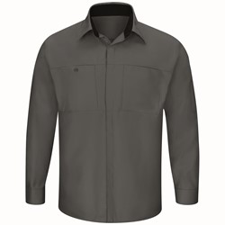 Men's Long Sleeve Performance Plus Shop Shirt with OilBlok Technology SY32CB