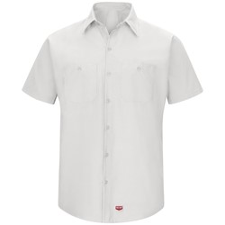Red Kap® Men's Short Sleeve Work Shirt with MIMIX® - SX20WH