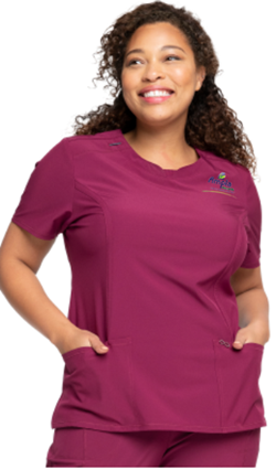 Cherokee Infinity - Round Neck Top 2624A