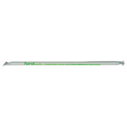 Lollicup, Karat Earth, B7020585, Paper Straw, Giant, Wrapped, 10.25 in
