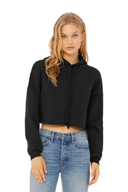 BELLA-CANVAS Women's Sponge Fleece Cropped Fleece Hoodie BC7502