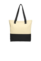 Port Authority  Colorblock Cotton Tote. BG414