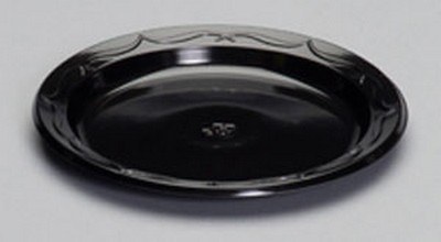 Genpak, Silhouette®, 34780079, Plate, Plastic, 6 in, Black