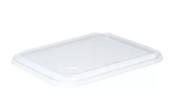 PET Flat Lid, PaperLuxe, 10 x 8 in, Clear