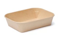 Food Container Base, PaperLuxe, Kraft Paper, 8 x 6 in, 32 oz