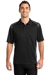 CornerStone Select Snag-Proof Two Way Colorblock Pocket Polo. CS416