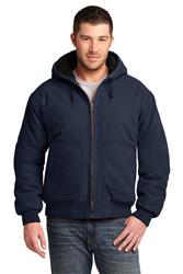 CornerStone Washed Duck Cloth Insulated Hooded Work Jacket. CSJ41