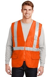 CornerStone - ANSI 107 Class 2 Mesh Back Safety Vest. CSV405