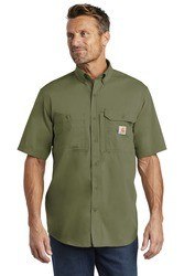 Carhartt Force  Ridgefield Solid Short Sleeve Shirt. CT102417