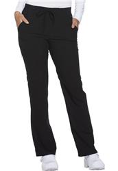 Mid Rise Straight Leg Drawstring Pant