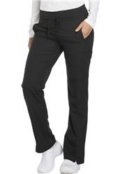 Mid Rise Straight Leg Drawstring Pant