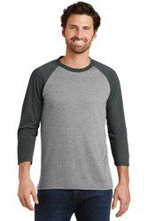 District Perfect Tri Three-quarter-Sleeve Raglan DM136