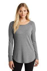District  Women's Perfect Tri  Long Sleeve Tunic Tee. DT132L