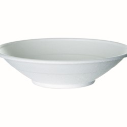 Eco-Products, EP-BL24, Noodle Bowl, 24 oz, White, Sugarcane, 7-11/16 x 3-9/16 x 1-7/8 in