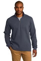 Port Authority Slub Fleece Quarter-Zip Pullover. F295