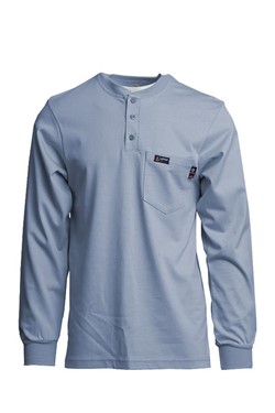 LAPCO FR - Jersey Knit Henley FRT-HJE KHA