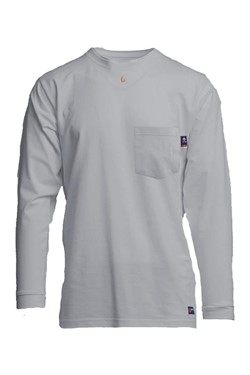 LAPCO FR - Spandex Knit Pocket Tee FRT-USHLSP6GY