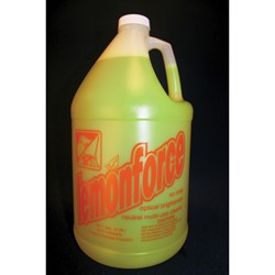 Chemcor Chemical, Lemonforce, 82001, Neutral Cleaner, 1 gal, Bottle, Liquid, Slight Lemon