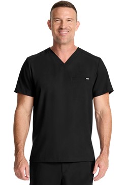 Healing Hands QUEST Men's 1-Pocket V-Neck Top - HH758