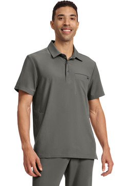 Healing Hands Men's 3-Pocket Polo Collar Top - HH759
